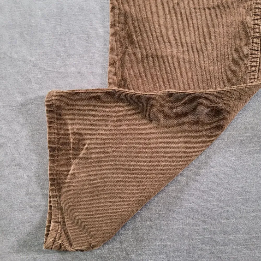 Polo Ralph Lauren Corduroy Pants Mens 37x34 Brown Straight Leg Chino Ribbed Pant